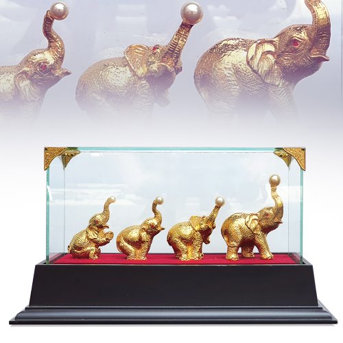 금도금 코끼리 진주(128107)