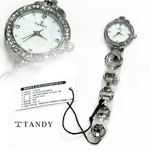 (미사용)탠디(TANDY)메탈 여성용손목시계(223010)