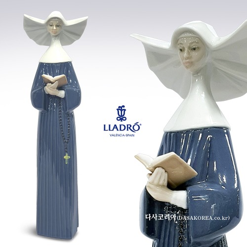 스페인 야드로(LLADRO)도자기 인형(기도하는 수녀)(277111)