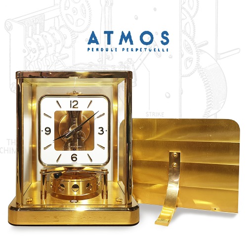 명품 스위스 아트모스 탁상시계+벽걸이 받침대(320207)